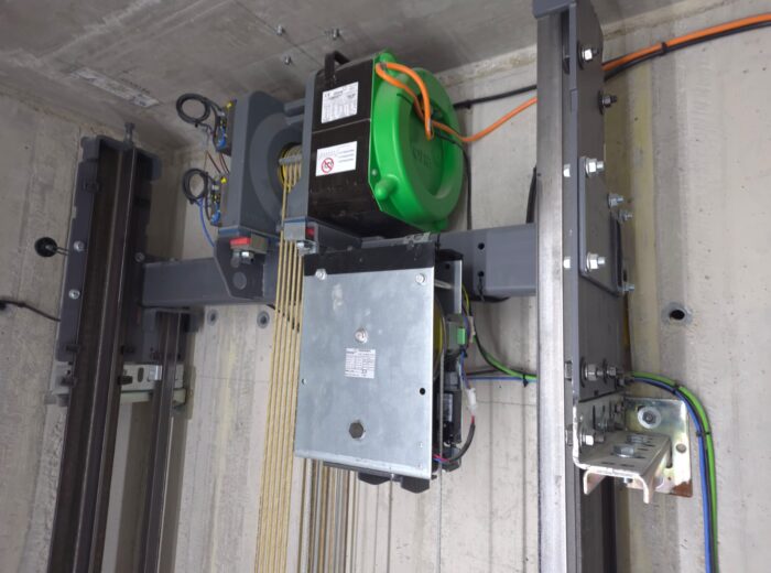 Kein Maschinenraum-Effizient-Platzsparend